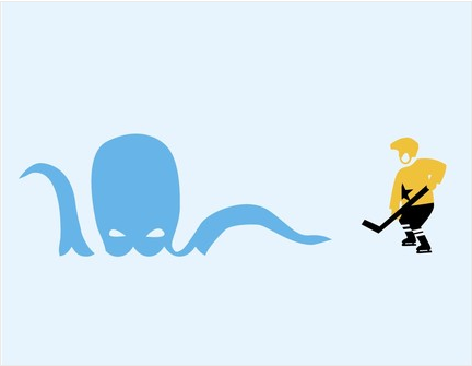 We make t-shirts, prints, and cards themed around absurd sports.