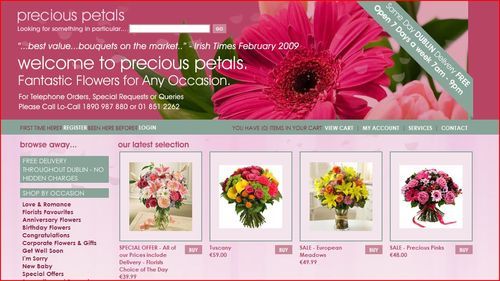 Dublin's Leading Florists, Delivering Stunning Fresh Flowers Throughout Dublin,   