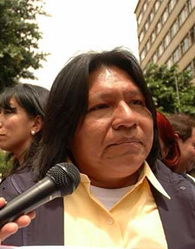 Ex personero de Bogotá. Perseguido por mi condición de indígena.