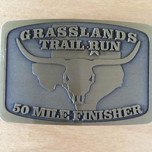 Grasslands Trail Run 50-Mile, Marathon, and Half Marathon near Decatur, Texas on March 19, 2016.