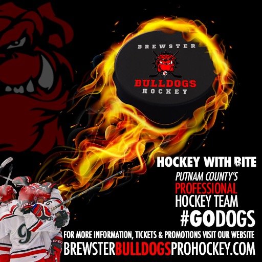 The Official Account of the Brewster Bulldogs. Putnam County's Professional Hockey Team. Federal Hockey League. #BulldogsProHockey #GoDogs