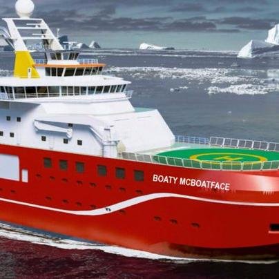 I'm a scientist 😎 124,109 people voted for me to be named Boaty McBoatface.