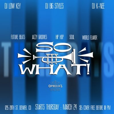 1st Saturdays at @TheWalnutRoom. Future beats, hip hop, jazzy grooves, soul music+world flavors. @DJ_K_Nee @DeejayStyles & @DJLowKey