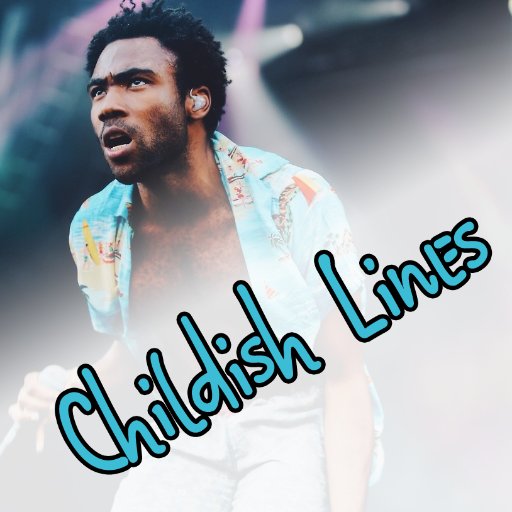 Postin' the dopest lyrics from Childish Gambino AKA @DonaldGlover