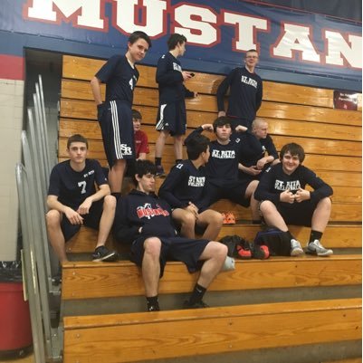 2016 JV Saint Rita spiking Mustangs. Seeking a CCL title.