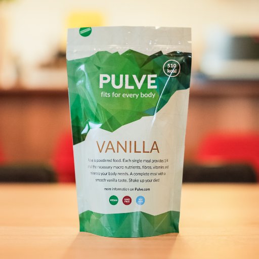 Pulve offers all the recommend macro nutrients, fibres, vitamins and minerals your body needs per day. A complete meal with a smooth vanilla taste!