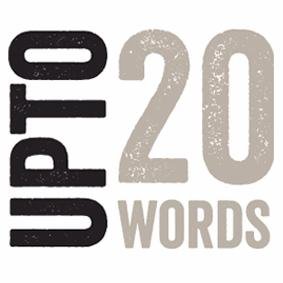 upto20words's profile picture. Creating beautiful typographic personalised posters.