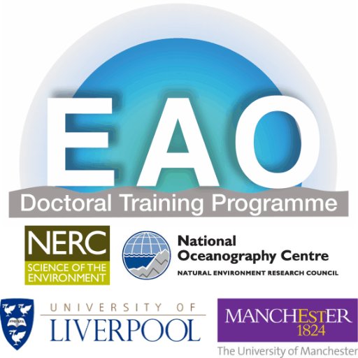 EAO_DTP's profile picture. Manchester & Liverpool NERC Doctoral Training Programme. Leading the way in  interdisciplinary research in Earth, Atmospheric and Ocean Sciences.
