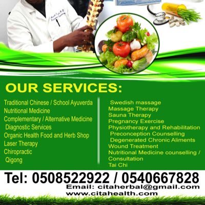 cita_health's profile picture. We are a Traditional Chinese Medicine Clinic Registered Under Ministry of Health- Naturally Reversing  Chronic diseases @ Haatso-whatsapp-0540667828 /0508522922