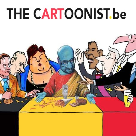 The Cartoonist unites Belgian cartoonist and organises exhibitions to promote the press cartoon.