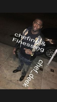 celebrity chef     chef_deek     IG   chef_deek UP COMING CHEF OUT OF. PHILLY .  foot ball , stay positive ball out.. for catering / events 267-245-5714