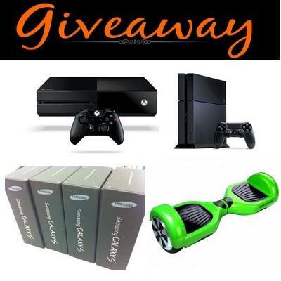 We are promoting The Best US Giveaway Offers : #HoverBoard #SamsungS7edge #PlayStation #XboxOne