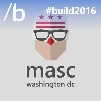 masc_dc's profile picture. A group of Microsoft modern application developers excited about everything #build2016. Thoughts and dreams all our own.
