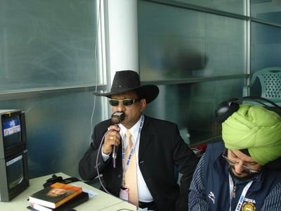 Krishnakumar,known as KK is a well known english radio cricket commentator and sports anchor
Done commentary over All India Radio,107.1fm, Cricket Radio etc