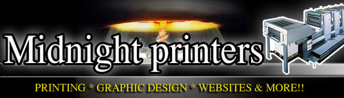 Midnightprinter's profile picture. 24 Hr  Quality Printing at the lowest prices!! Business cards, FLyers and so much more....