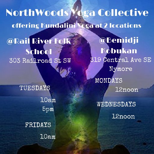 Kundalini yoga in Bemidji. Promoting a supportive, inclusive local yoga community.
