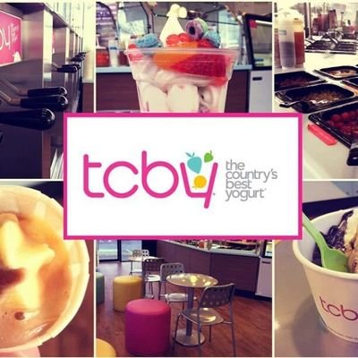 TCBY...The Country's Best Yogurt!  Eating TCBY keeps you fit and beautiful!  98% fat free, live and active cultures, great taste!