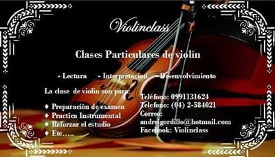 clases de violín particulares a domicilio en Guayaquil