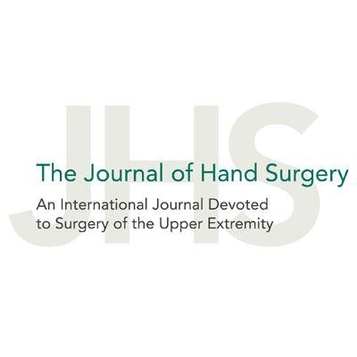 The Journal of Hand Surgery is the official publication of the American Society for Surgery of the Hand. 
JHS Journal Club: #JHSJC
OA Journal: @JHSGlobalOnline