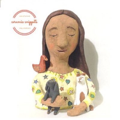 maker of whimsical one of a kind clay creations...