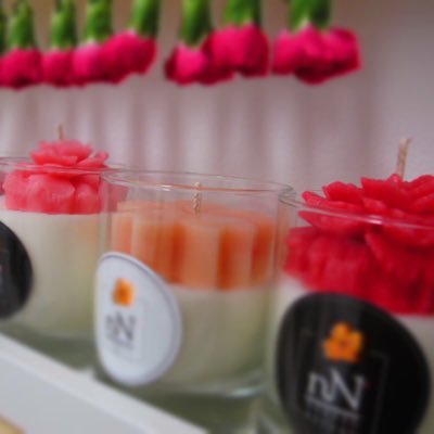 All Natural soaps and candles! Unique & great idea for any party deco and favours!=)