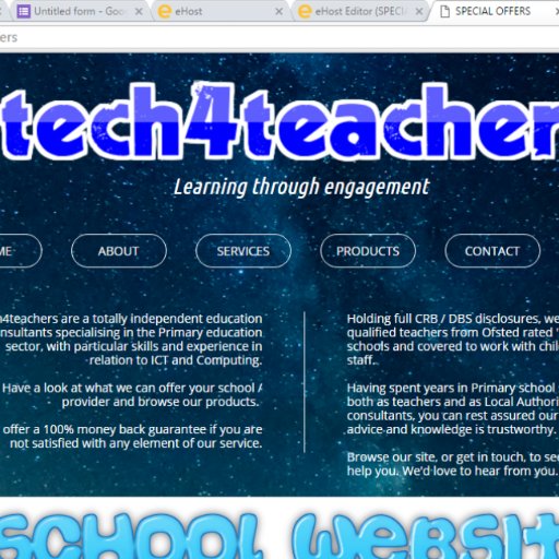 tech4teachers are a totally independent education consultants specialising in the Primary education sector, with particular skills in relation to ICT/Computing