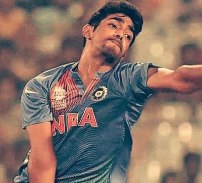 Indian Cricketer. Mumbai Indians. Right Hand Fast Bowler.