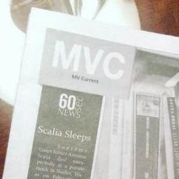 The twitter page for the student-run news site The MV Current.
