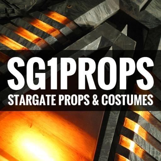 We build props and costumes from Stargate SG1, Atlantis, and Universe.