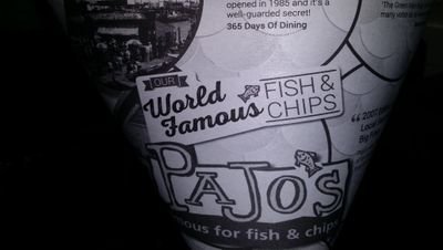 I have the great fortune of being the director of everything for Pajo' Fish and Chips. Please also follow @pajos_FishChips
