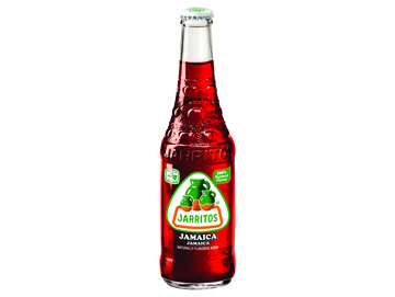 Jamaica Jarritos is made from 100% natural sugar.  An exotic soft drink with
real hibiscus flavor…
Que auténtico!