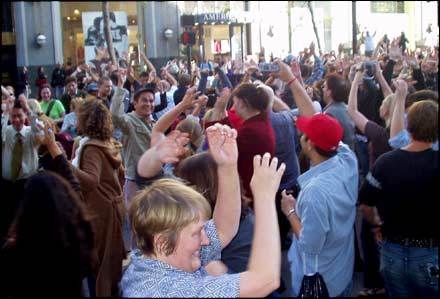 sfflash's profile picture. The beginning of the true San Francisco flash mob. No more hip, no more cool, no more irony. Only love. And absurdity. Invite friends. We need you.