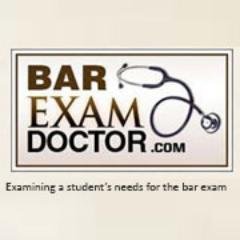 exam_bar's profile picture. The Bar Exam Doctor is a website specifically designed to help students improve their bar exam score.