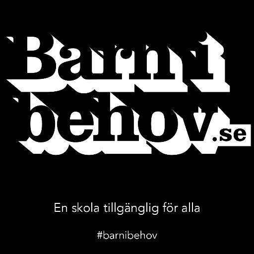 barnibehov's profile picture. Vi är ett föräldranätverk som arbetar för en schysst skola för alla oavsett funktionsuppsättning.