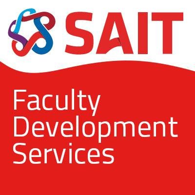 SAITFDS's profile picture. Faculty Development Services at @SAITPolytechnic. Facilitating academic excellence in applied education via the professional development of our instructors.