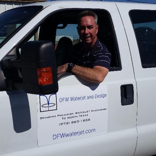 DFW Waterjet is a startup design and fabrication business which specializes in using precision waterjet machining capabilities to process materials.