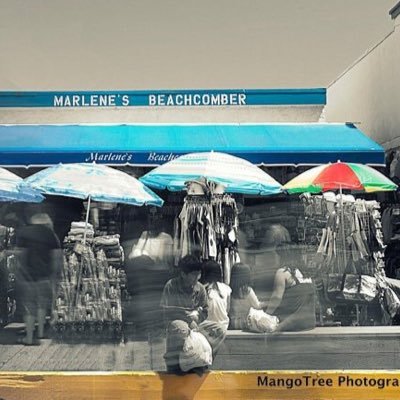 Marlene's Beachcomber, on the world famous Santa Monica Pier, sells all of your beach going needs - bathing suits, towels, sunblock, flip flops, sand toys...