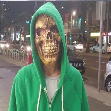 Green skeleton