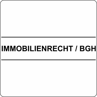 IMMOBGH's profile picture. Entscheidungen des BGH zum Immobilienrecht von Arne Carstens, Fachanwalt für Miet- und Wohnungseigentumsrecht, #Mietrecht, #Gewerbemietrecht, #WEG