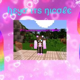 HAI IM NICOLE WELL MAH FRANDZ CALL ME NICI I LOVE MINECRAFT AND I LOVE DOGGIES AND KITTIES! HOPE YA ENJOY MAH TWITTER ACCOUNT! #ALBERT 
#REACTONTIME #DAILYBUMPS