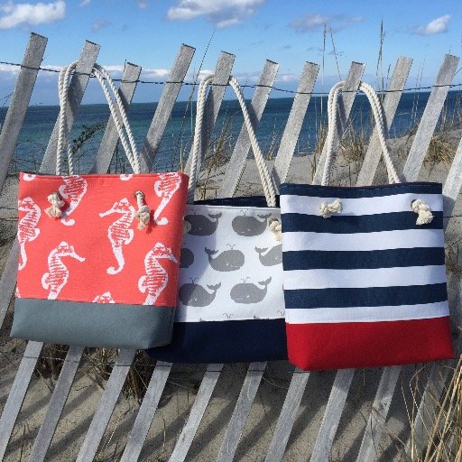 Cape Cod Clutches offers handmade nautical, coastal, and beach themed wristlets, handbags, beach totes, and accessories. All are made here on Cape Cod, MA