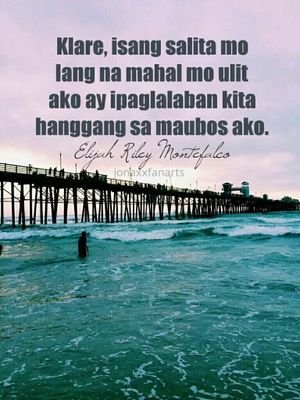 Love is war
I'm your Soldier
Forever and Exclusive for
ELIJAH RILEY V. MONTEFALCO

EndMira Mahal ko yan
ice/timi, geo/rika, ayen, 
william/erin, jasper/aiscelle