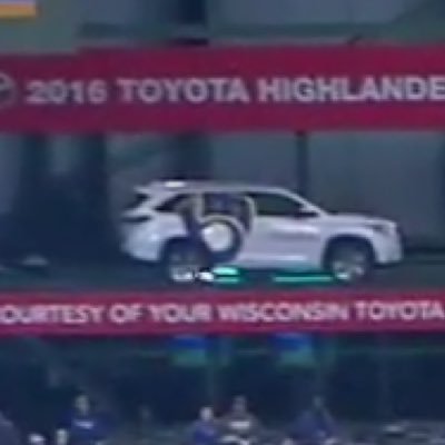 King of Toyota Territory at Miller Park. Best SUV there is.