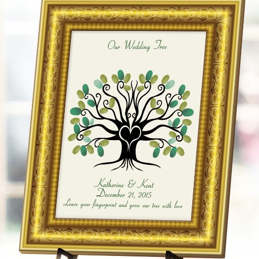 Fingerprint Tree Generator allows you to INSTANTLY create, customize & download absolutely beautiful Fingerprint Tree guest books in minutes.