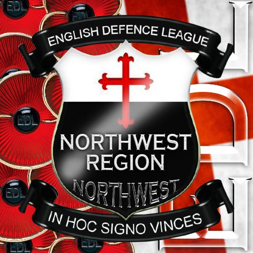 #EDL North West- Challenging Militant Islam, Official and Loyal Supporters of the EDL Main Org. Message us to get involved -In Hoc Signo Vinces-