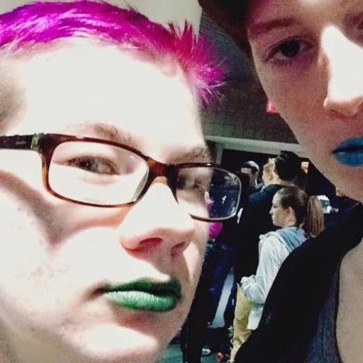 mustachequeer's profile picture. 90's pop punk, fae, Ke$ha, bloody marys, coffee boy, roller derby in training