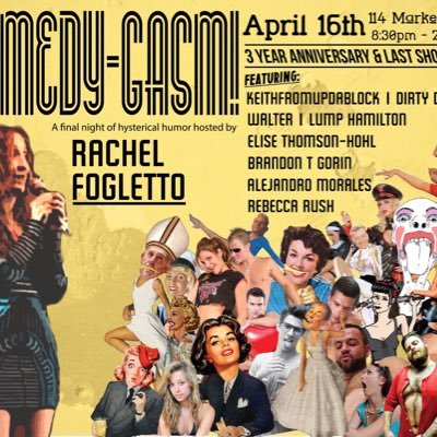 Once was a monthly comedy show by the unashamed, for the unashamed. If you look for it, the gasm will always live on deep deep inside yourself