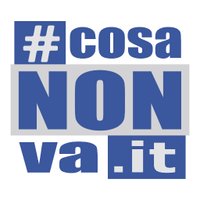 CosaNonVa(@CosaNonVa) 's Twitter Profile Photo