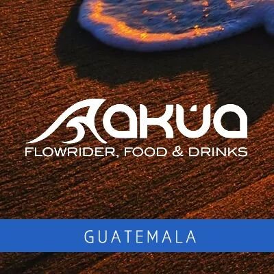 AKUA will be Guatemala's newest Flowboarding action club featuring a FlowRider, restaurant, bar, retail and unique innercity beachclub environment.