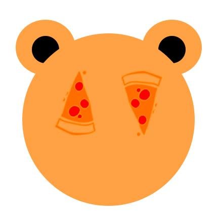 A Bear with Pizza Eyes @GuerillaHat Productions